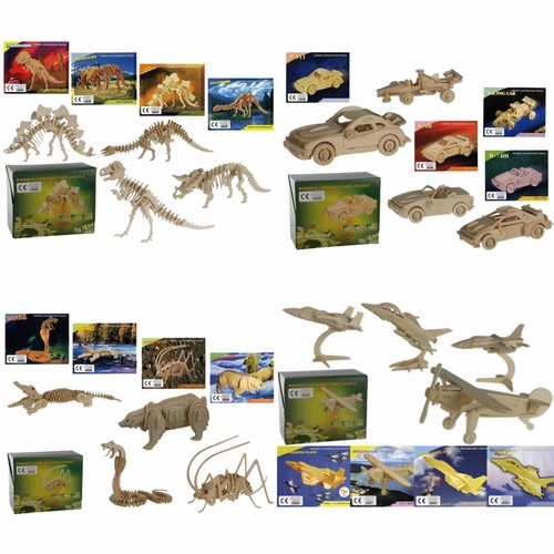 Holz puzzle naturholz - holz, 3d