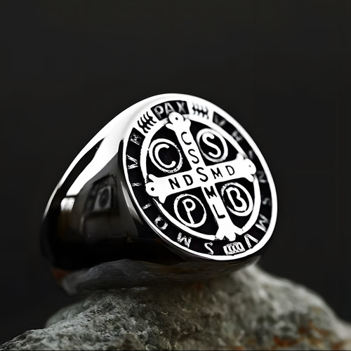 Siegelring mit kreuz - siegelring, –