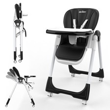 SEJOY Baby Hochstuhl Kinder hochstuhl Verstellbarer Liegefunktion Kinderstuhl