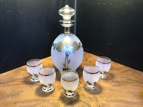 Vintage likörset karaffe mit - vintage,