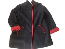 Loden Frey: hochwertiger Damen Mantel kurz Gr. 50 Anthrazit