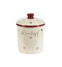 Rumtopf 5 Liter Rubin Dekor