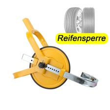 Stahlradklaue Wegfahrsperre