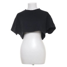 ASOS Design, Crop Top, Größe: 36, Schwarz, Baumwolle/Elasthan, Einfarbig -6EO