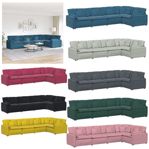 Modulare sofa mit kissen - sofa, samt