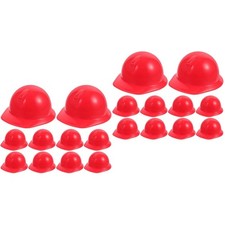  20 PCs Miniaturkonstruktion Hut Puppenhelm Sicherheitshelm Modell Helm