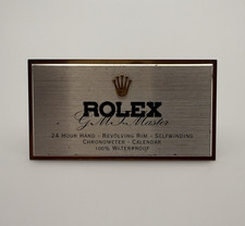 Vintage ROLEX GMT-MASTER Display 70s 80s Aufsteller Schild Konzessionär AD