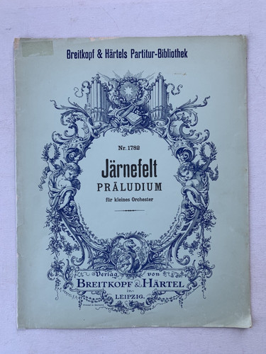 Noten järnefelt präludium - noten.,