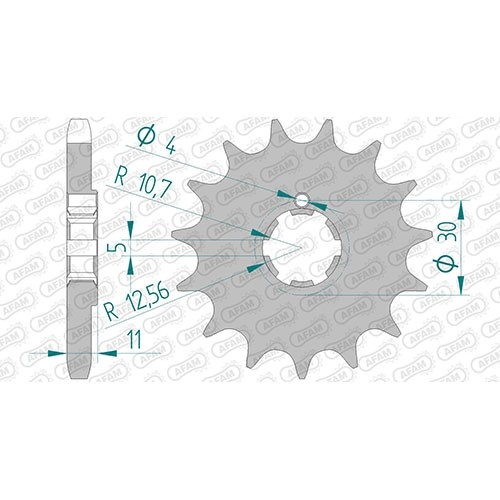 Stahl ritzel für kawasaki - ritzel,
