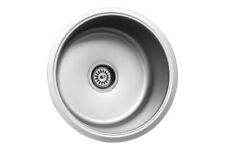 Edelstahl Rund Küchenspüle Edelstahlspüle Einbauspüle Spüle Spülbecken 38Ø