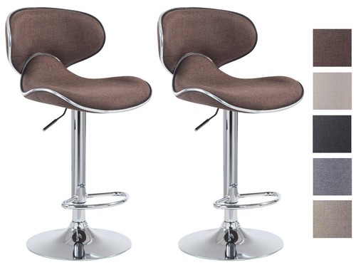 2er set barhocker las - set,