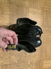 Vintage 80s Dr Martens U.K. Stahlkappe  10 Loch High Made in England Stiefel !!!