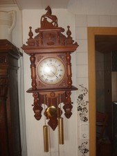 Regulator Wanduhr Uhr mit Pferd