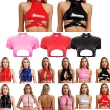 Damen Wetlook Tank Top Lack