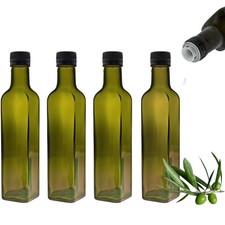 4 Ölflaschen 250ml mit
