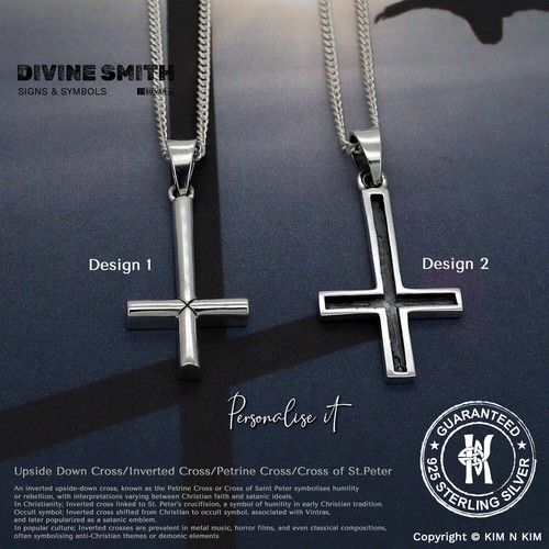 925 silber umgekehrte kreuz - 925,