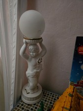Lampe Engel Porzellan Tischlampe