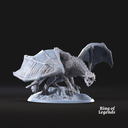 Old dragon dead city - dragon,