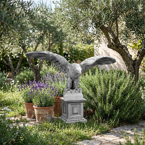 Gartenfigur adler mit - 🔶,