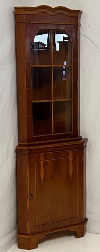 Biedermeier eckvitrine vitrine - biedermeier,