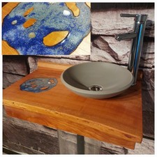 Kirsch Epoxidharz Massivholz