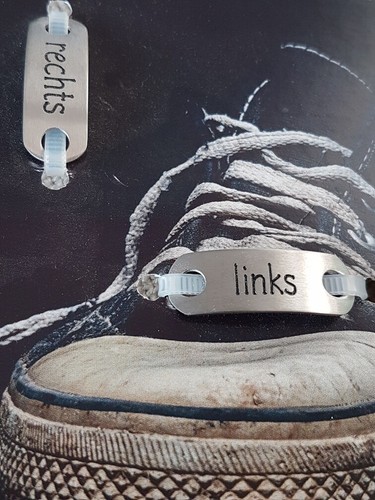 Schuh metall tags nichts für - metall,