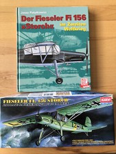 ACADEMY Model Kit "Fieseler Fi. 156 Storch"  und Buch "Der Fieseler Fi 156 St.