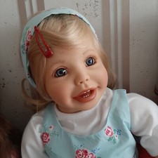 Künstlerpuppe "Sandra" Gerlinde Feser 