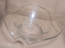 Große Geschwungene Glasschale