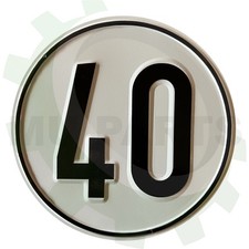 Geschwindigkeitsschild Blech