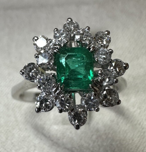 Ring aus weißgold 18kt mit - ring,