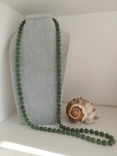 Lange jade halskette - lange, cm