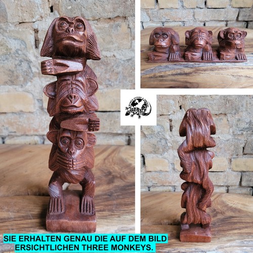 Three monkeys drei - three, affen