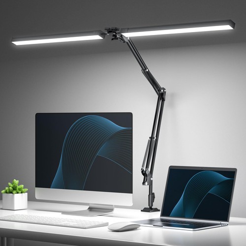 Doppelkopf schreibtischlampe - doppelkopf,