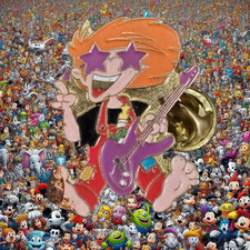 Sammler Pin - Comic Figuren - Rockstar Musiker Vintage