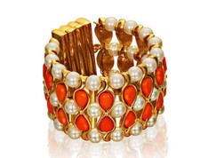 Anna Dello Russo Gold Orange