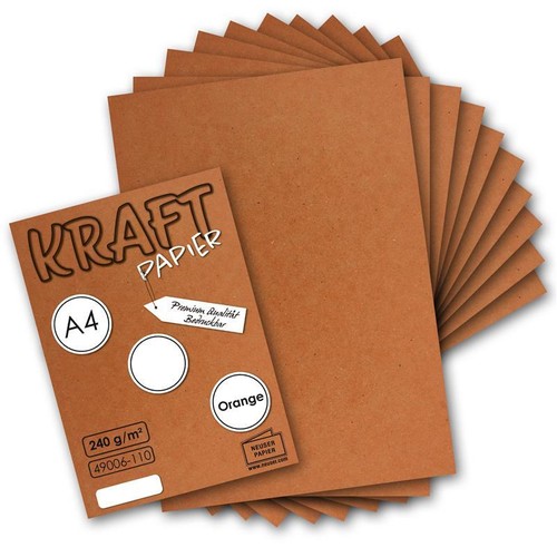 Vintage kraftpapier din a4 - -,