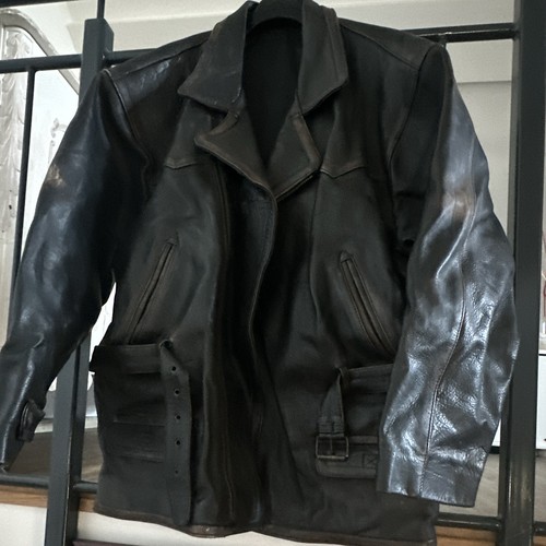Herren lederjacke schwarz - herren,