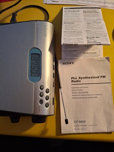 Sony icf m600 pll - pll, synthesized