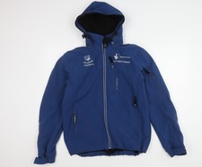 Tackla Softshelljacke Herren blau mit Kapuze M