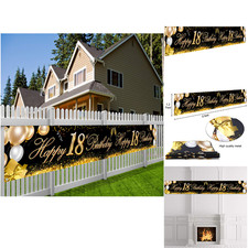 18 Geburtstag Banner Stoff