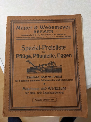 Spezial-Preisliste.Pflüge,Pfl