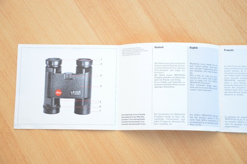 Leica leitz trinovid 8x20 - leica,