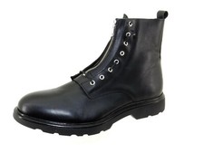 ZIGN Schuhe Stiefel Boots Herrenstiefel Gr.46 Leder Schwarz
