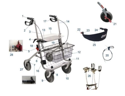 Drive medical rollator - medical,