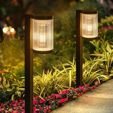 2 Stk LED Solarlampen