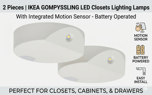 Ikea gompyssling led - 2x,