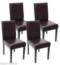 4x ESSZIMMERSTÜHLE LEDER SET