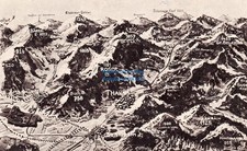 AK Relifkarte Vogesen