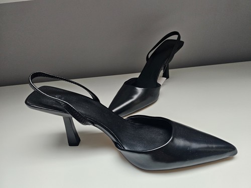 Schwarze high heels - schwarze, slingbacks